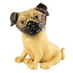 Little Paws Podge Pug Dog Gift Figurine in Gift Box 