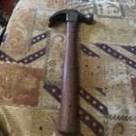 Vintage Claw Hammer Wooden Handle Old Carpenter Joiner Tool Traditional Steel 