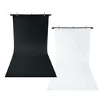 PiXAPRO Strong Table-Top Background Stand With 60x130cm Durable PVC Background