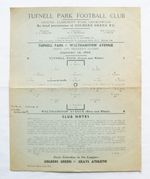 TUFNELL PARK v WALTHAMSTOW AVENUE Herts & Middx League 1944/1945 *VGC Programme*