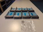Job Lot 8x HP ProLiant G5-7 3.5" SAS/SATA Hard Disk Drive Tray Caddies w/ Screws