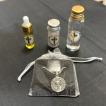 Holy Water,  Salt, Holy Oil & St. Benedict Medal (Blessed and exorcised)