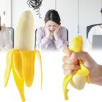 Simulation Squeezing Banana Fruits Toy Stretchy Banana Toy Realistic Soft Decomp