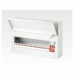 Live Metal Clad Consumer Unit c/w 100A Man Switch (2-20 usable ways) & MCB's
