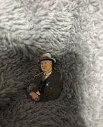 Willy Maley Hoidy Rare Gold Tie Badge Celtic