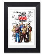 BIG BANG THEORY CAST SIGNED POSTER PRINT TV SERIES SEASON PHOTO AUTOGRAPH GIFT