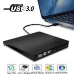 USB External DVD CD Hard Disc Burner Player Reader Optical Drive for PC Laptop