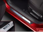 For Skoda FABIA Chrome Door Sill Trim Plate Covers Scratch Guard 4 Pcs