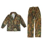 Waterproof Jacket Oak Mossy Fishing Hunting Jungle Hooded Raincoat Trouser Suit