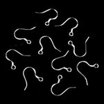 925 STERLING SILVER FISH HOOK EARRING WIRES EAR RING 10 PAIRS SE80