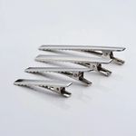 EOS Metal Alligator Hair Clips Single Prong Teeth DIY Non-slip Hair Barrette