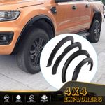 OE Style Wheel Arches Fender Flares Kit Styling for Ford Ranger 2019-2022 T8 T7