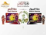 Henna Cones Red Black Zahrat El Dammar 25g Mehndi Tattoo Natural حنا الدامر سائل