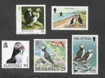 PUFFINS BIRDS MNH COLLECTION SEABIRDS NATURE