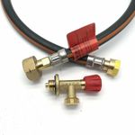 Campingaz Gas Bottle Adaptor + 0.75m Pigtail Hose For 907 904 901 type Cylinders