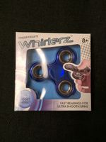 Whirlerz Metallic Blue Coloured Fidget Spinner ADD ADHD Hand Toy Spinners