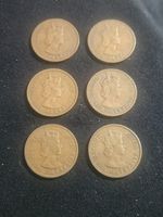 cyprus 5 mils coins 1955 and 1956