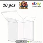 10 x Pokemon Elite Trainer Box ETB Protector Case 0.5mm Perfect Fit Protective