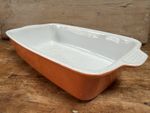 Berndes Germany Gratin Dish 26cm Orange Ceramic Oven Safe