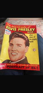 Two Vintage Elvis Presley Magazine Books Good Conditions