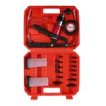 Hand Held Vacuum Pump Pressure Tester Kit Car Brake Fluid Bleeder Tool Set UK