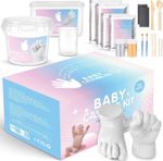 3D Baby Casting Kit  Non-Toxic Baby Hand and Foot Casting Kit with Paints