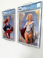 PREMIUM Comic Book Slab Display Invisible Shelf Wall Mount Minimalist CGC CBCS