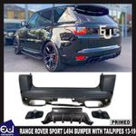 FOR RANGE ROVER SPORT L494 SVR STYLE REAR BUMPER BODY KIT BODYKIT TAILPIPE 13-19