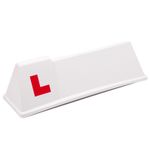Lettercraft SOM 2 White - Magnetic Driving School Instructor Roof Sign Free P&P