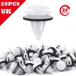 For BMW DOOR PANEL CARD TRIM CLIPS PLASTIC FRONT REAR INTERIOR FASCIA LINING x20