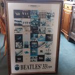 The Beatles Framed Poster  – Sold Separately. can deliver locally for a fee