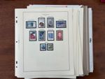COMPLETE MNH 1986 US COMMEMORATIVE YEAR SETS ON SCOTT PAGES/MOUNTS 67 STAMPS