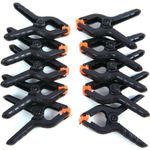 10 Black Spring Clamps 2 inch 50mm Model Making jewellery craft tools small