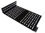 2U Rack Shelf 19 inch Vented Tray 280mm Deep 