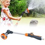 Hose Pipe Water Sprayer Gun Wand Metal Nozzle Garden Spray Lance High Pressure