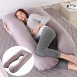 U Shaped Pregnancy Pillow Maternal Cushion with Cotton Cover for Side Sleeping