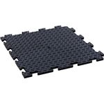 BiGDUG Essentials Interlocking Vinyl Floor Tile Packs 20/40/60 Black/Grey