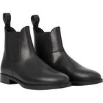 New Paddock Jodhpur Short Riding Boots Black Quality Grain Leather Pull on