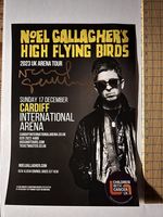 Noel Gallagher - SIGNED - Flyer - Oasis - The Beatles - Brit pop - Rock & Roll