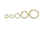Solid Brass O-Rings For Dog Leads Horse Reigns Leather 16mm 20mm 25mm 38mm 50mm