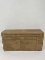 French RCIR 24 Hour Ration Pack Camping Meal MRE - various menus - 2027/2028