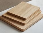 Solid Oak Chopping Board Set - Handmade European Solid Oak - Cutting Board