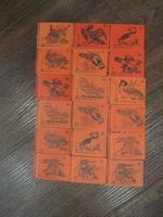 QP38 - QP55 COMPLETE  SERIE 6 SHILLING BIRDS  18 STITCHED BOOKLETS