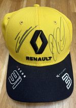 Daniel Ricciardo 3 and Esteban Ocon 31 *SIGNED*  Renault F1 Cap