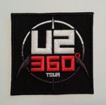 U2 Bono 360 Degree Album Tour~Embroidered Applique Patch~3" x 3"~Iron or Sew on