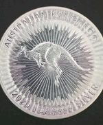 2020 Australian Kangaroo 1 oz .9999 Fine Silver Coin