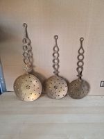 Set Of 3 Vintage BRASS Skimmer 45cm, 39cm And 37cm Long