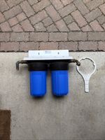 Whole House Water Filter & Salt Free Water Softener, complete with filters-Used