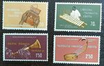 KUT - KENYA, UGANDA AND TANZANIA 1970 SG272-75 MUSICAL INSTRUMENTS  -  MNH