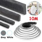 10M Self Adhesive Draught Excluder Brush Strip Casement Door Window Seal Tape
